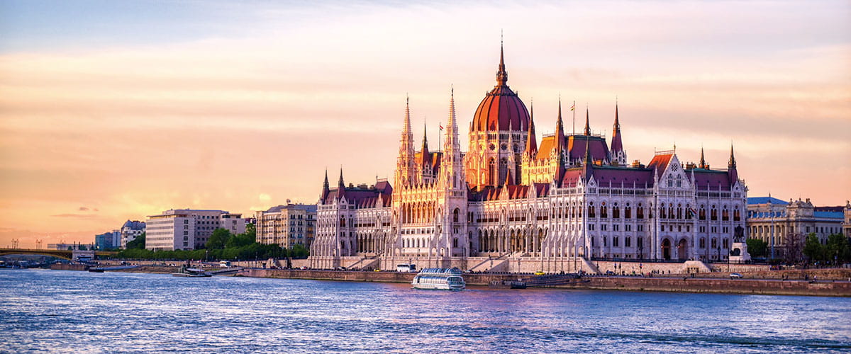 The Hungarian Parliament Building in Budapest